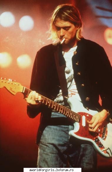 kurt donald cobain (n. 20 februarie 1967 - d. 5 aprilie 1994) a fost un chitarist şi compozitor